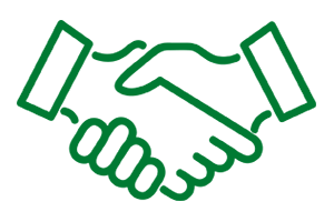 Clipart of a handshake.